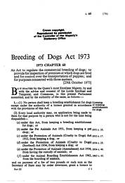 Breeding of Dogs Act 1973