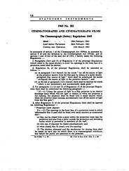 Cinematograph (Safety) Regulations 1965