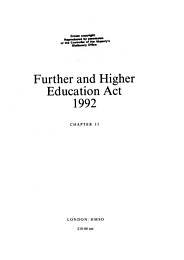 Further and Higher Education Act 1992