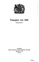 Transport Act 1968