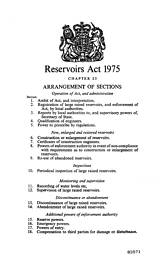 Reservoirs Act 1975