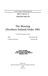 Housing (Northern Ireland) Order 1981