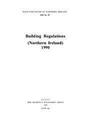 Building Regulations (Northern Ireland) 1990
