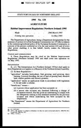 Habitat Improvement Regulations (Northern Ireland) 1995