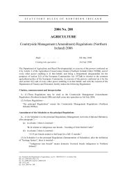 Countryside Management (Amendment) Regulations (Northern Ireland) 2006