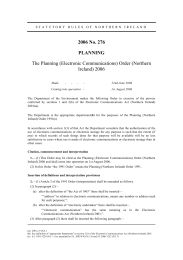 Planning (Electronic Communications) Order (Northern Ireland) 2006