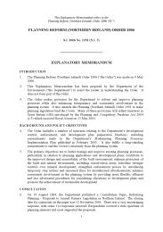 Explanatory memorandum to the Planning Reform (Northern Ireland) Order 2006. SI 2006/1252 (N.I.7)