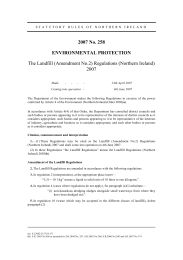 Landfill (Amendment No.2) Regulations (Northern Ireland) 2007