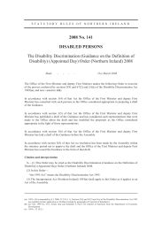 Disability Discrimination (Guidance on the Definition of Disability) (Appointed Day) Order (Northern Ireland) 2008