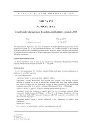 Countryside Management Regulations (Northern Ireland) 2008