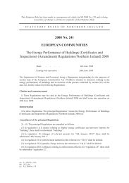 Energy Performance of Buildings (Certificates and Inspections) (Amendment) Regulations (Northern Ireland) 2008