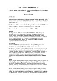 Explanatory Memorandum to the Air Quality Standards Regulations (Northern Ireland) 2010. SR 2010/188