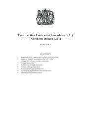 Construction Contracts (Amendment) Act (Northern Ireland) 2011