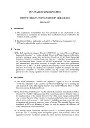 Explanatory Memorandum to the Waste Regulations (Northern Ireland) 2011. SR 2011/127