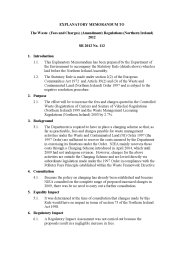 Explanatory Memorandum to the Waste (Fees and Charges) (Amendment) Regulations (Northern Ireland) 2012. SR 2012/112