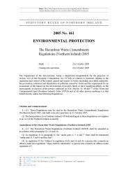 Hazardous Waste (Amendment) Regulations (Northern Ireland) 2005