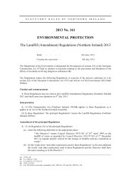 Landfill (Amendment) Regulations (Northern Ireland) 2013