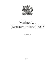 Marine Act (Northern Ireland) 2013