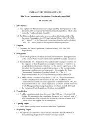 Explanatory Memorandum to the Waste (Amendment) Regulations (Northern Ireland) 2013. SR 2013/241