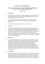 Explanatory Memorandum to the Planning (Control of Advertisements) (Amendment) Regulations (Northern Ireland) 2014. SR 2014/118