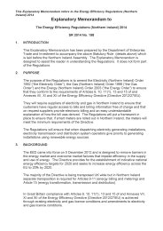 Explanatory Memorandum to the Energy Efficiency Regulations (Northern Ireland) 2014. SR 2014/198