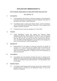 Explanatory Memorandum to the Planning (Fees) Regulations (Northern Ireland) 2015. SR 2015/73