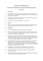 Explanatory Memorandum to the Planning (Trees) Regulations (Northern Ireland) 2015. SR 2015/84