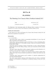 Planning (Use Classes) Order (Northern Ireland) 2015 (Including correction slip issued March 2015)