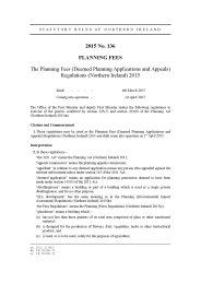 Planning (Fees) (Deemed Planning Applications and Appeals) Regulations (Northern Ireland) 2015 (Including correction slip issued March 2015)