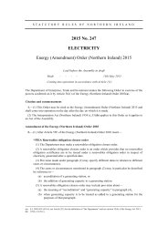 Energy (Amendment) Order (Northern Ireland) 2015