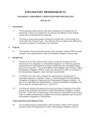 Explanatory Memorandum to the Energy (Amendment) Order (Northern Ireland) 2015. SR 2015/247