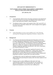 Explanatory Memorandum to the Planning (Development Management) (Amendment) Regulations (Northern Ireland) 2015. SR 2015/273
