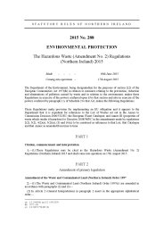 Hazardous Waste (Amendment No.2) Regulations (Northern Ireland) 2015