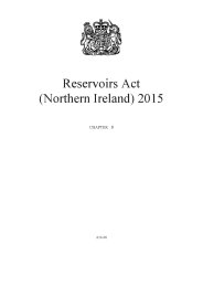 Reservoirs Act (Northern Ireland) 2015