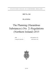 Planning (Hazardous Substances) (No.2) Regulations (Northern Ireland) 2015