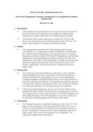 Explanatory Memorandum to the Waste Management Licensing (Amendment No.2) Regulations (Northern Ireland) 2015. SR 2015/386