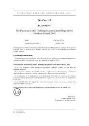 Planning (Listed Buildings) (Amendment) Regulations (Northern Ireland) 2016