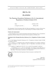 Planning (Hazardous Substances) (No.2) (Amendment) Regulations (Northern Ireland) 2016