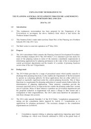 Explanatory Memorandum to the Planning (General Development Procedure) (Amendment) Order (Northern Ireland) 2016. SR 2016/115