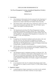 Explanatory Memorandum to the Waste Management Licensing (Amendment) Regulations (Northern Ireland) 2016. SR 2016/96