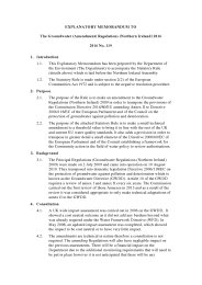 Explanatory Memorandum to the Groundwater (Amendment) Regulations (Northern Ireland) 2016. SR 2016/119