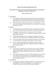 Explanatory Memorandum to the Pollution Prevention and Control (Industrial Emissions) (Amendment) Regulations (Northern Ireland) 2016. SR 2016/309