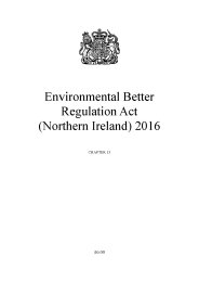 Environmental Better Regulation Act (Northern Ireland) 2016