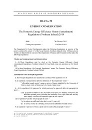 Domestic Energy Efficiency Grants (Amendment) Regulations (Northern Ireland) 2014