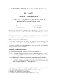 Domestic Energy Efficiency Grants (Amendment) Regulations (Northern Ireland) 2016