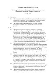 Explanatory Memorandum to the Energy Performance of Buildings (Certificates and Inspections) (Amendment) Regulations (Northern Ireland) 2016. SR 2016/395