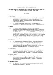 Explanatory Memorandum to the Water Resources (Environmental Impact Assessment) Regulations (Northern Ireland) 2017. SR 2017/85