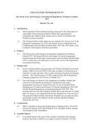 Explanatory Memorandum to the Waste (Fees and Charges) (Amendment) Regulations (Northern Ireland) 2017. SR 2017/221