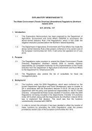 Explanatory Memorandum to the Water Environment (Floods Directive) (Amendment) Regulations (Northern Ireland) 2018. SR 2018/137