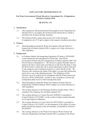 Explanatory Memorandum to the Water Environment (Floods Directive) (Amendment No. 2) Regulations (Northern Ireland) 2019. SR 2018/196